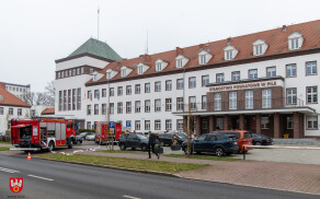 Ćwiczenia ewakuacyjne w Starostwie Powiatowym