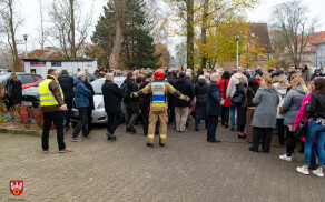 Ćwiczenia ewakuacyjne w Starostwie Powiatowym
