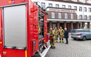 Ćwiczenia ewakuacyjne w Starostwie Powiatowym