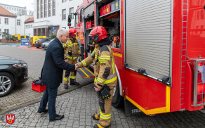 Ćwiczenia ewakuacyjne w Starostwie Powiatowym
