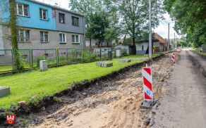 Trwa przebudowa drogi w Jeziorkach Kosztowskich