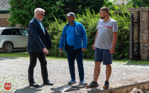 Trwa przebudowa drogi w Jeziorkach Kosztowskich