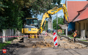 Trwa przebudowa drogi w Jeziorkach Kosztowskich