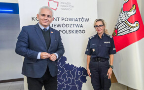 O współpracy z Policją na konwencie powiatów