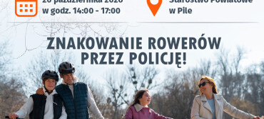 Piknik ze znakowaniem rowerów. Zapras...