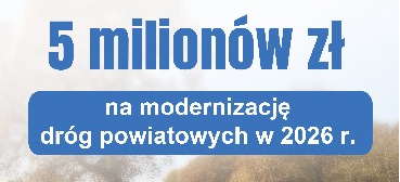 5 mln zł na modernizację dróg