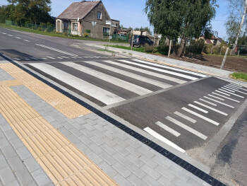 Bezpieczniej dla pieszych w Krzewinie