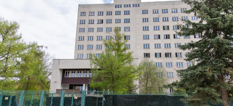 Rozbiórka byłej Komendy Policji w Pil...