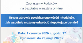 Warsztaty dla rodziców nt. zdrowia psychicznego dzieci