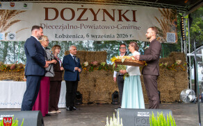 Uroczyste Dożynki w Łobżenicy - gminne, powiatowe i diecezjalne