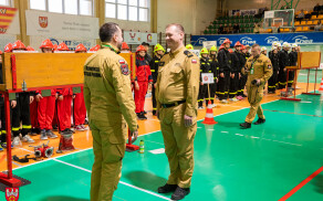 zawody w hali przy Bydgoskiej