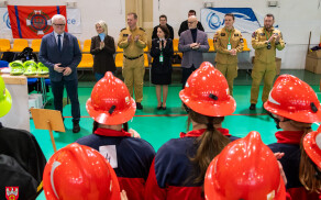 zawody w hali przy Bydgoskiej