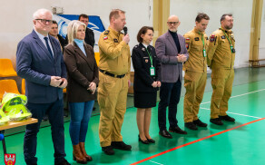 zawody w hali przy Bydgoskiej