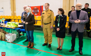 zawody w hali przy Bydgoskiej