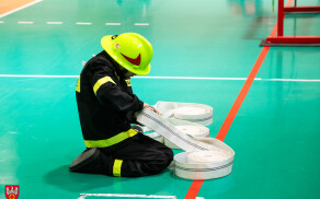 zawody w hali przy Bydgoskiej