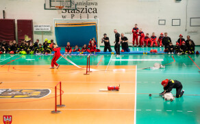 zawody w hali przy Bydgoskiej