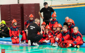 zawody w hali przy Bydgoskiej