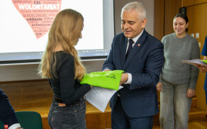 Wolontariusze asystentami pacjenta w pilskim szpitalu