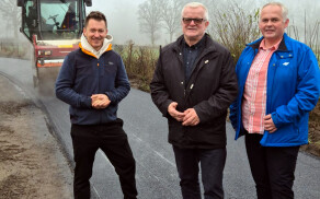 Modernizacja drogi w Chlebnie