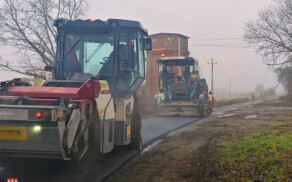 Modernizacja drogi w Chlebnie