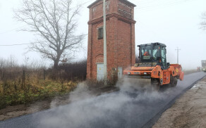 Modernizacja drogi w Chlebnie