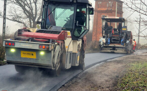 Modernizacja drogi w Chlebnie