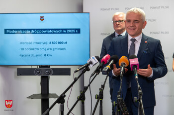 2,5 mln zł na modernizację dróg powiatowych