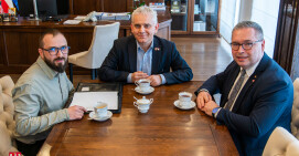 Rozmowy o inwestycjach drogowych w gminach powiatu