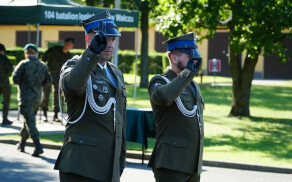 Obchody Święta Wojska Polskiego w jednostkach w Wałczu