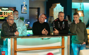 Kursanci Szkoły Policji dla chorego Szymona z Piły