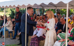 Dożynki gminy Ujście w Chrustowie