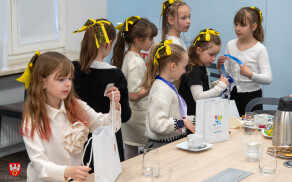 Cheerleaderki ze Szkoły Podstawowej nr 11  w Starostwie