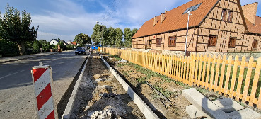 Budowa chodnika w Osieku nad Notecią