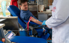 honorowych dawców nie brakowało