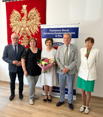 Gratulacje dla Danuty Kmieciak szefowej Sanepidu w Pile