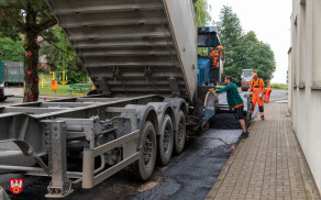 Ruszył remont drogi w DPS Rzadkowie