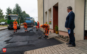 Ruszył remont drogi w DPS Rzadkowie