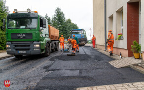 Ruszył remont drogi w DPS Rzadkowie