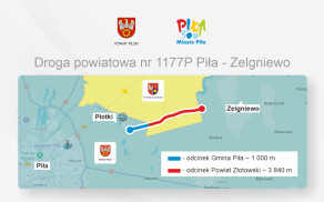 Modernizacja drogi Piła-Zelgniewo z udziałem Gminy Piła