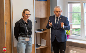 Uczniowie ze Szkoły Podstawowej STO gościli w Starostwie