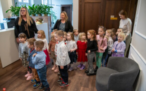 wizyta dzieci w Starostwie
