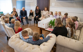 wizyta dzieci w Starostwie