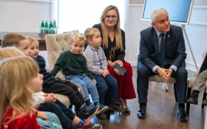 wizyta dzieci w Starostwie