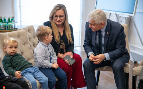 wizyta dzieci w Starostwie