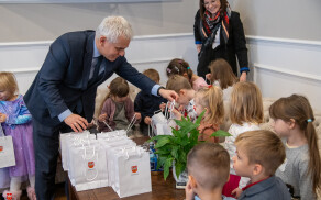 wizyta dzieci w Starostwie