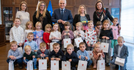 wizyta dzieci w Starostwie