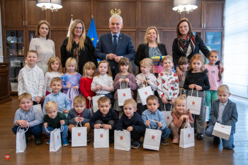 wizyta dzieci w Starostwie