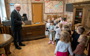 wizyta dzieci w Starostwie