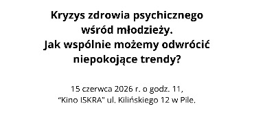 Konferencja o zdrowiu psychicznym mło...