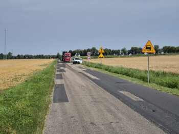 Trwa remont drogi Zelgniewo - Śmiłowo